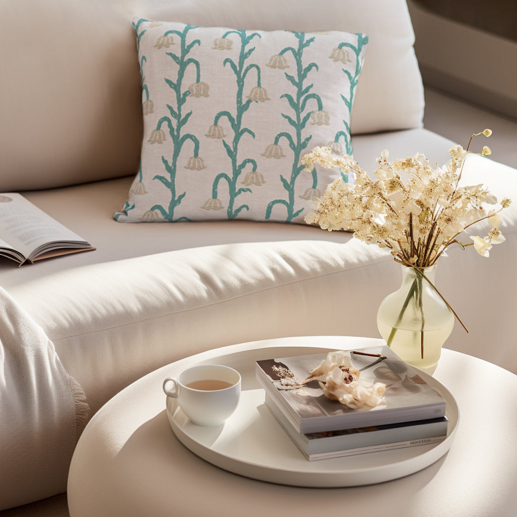 'Lily of the Valley' Throw Cushion