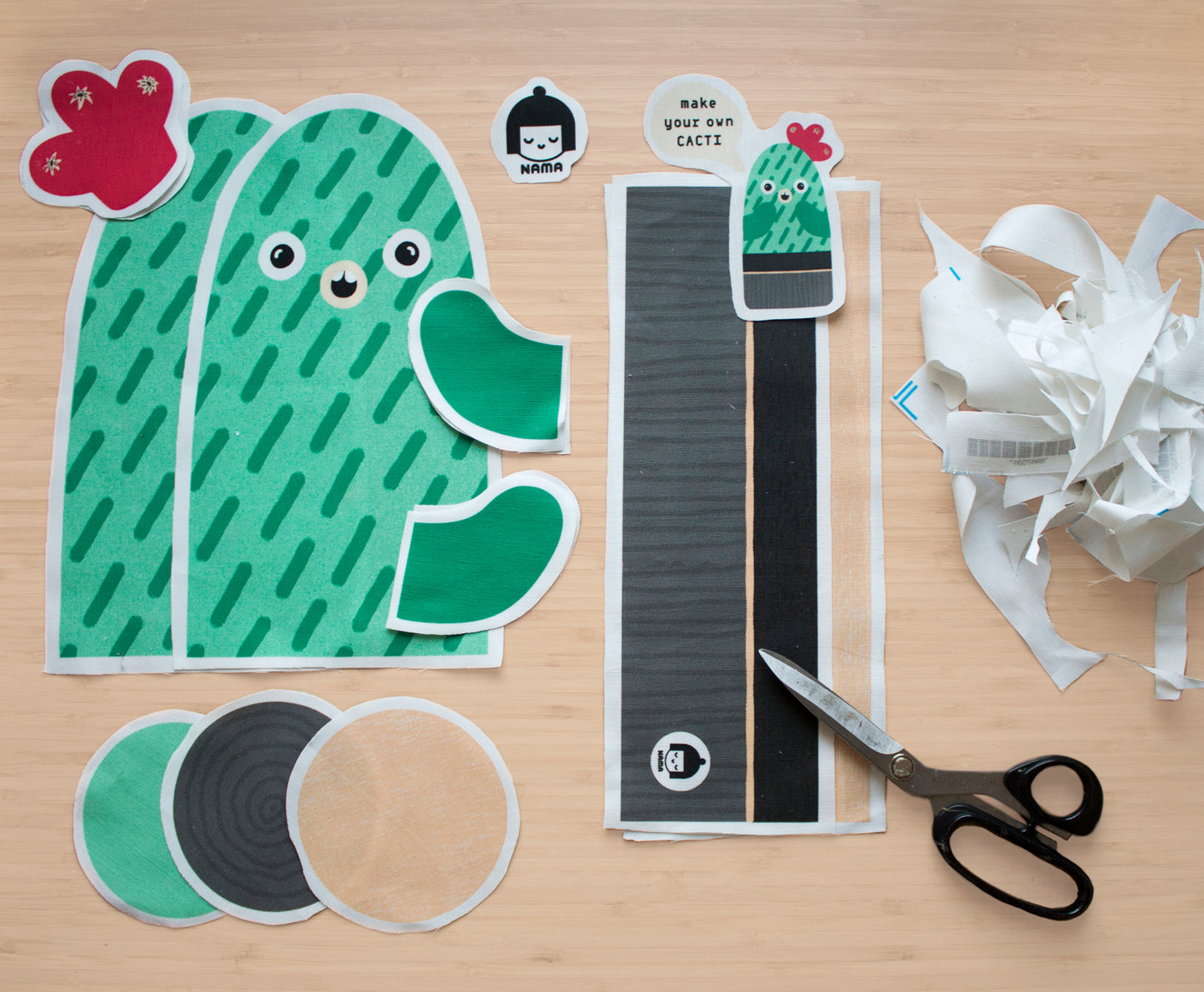 Water-free Cacti Plush Toy DIY Kit