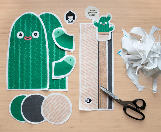 Water-free Cacti Plush Toy DIY Kit