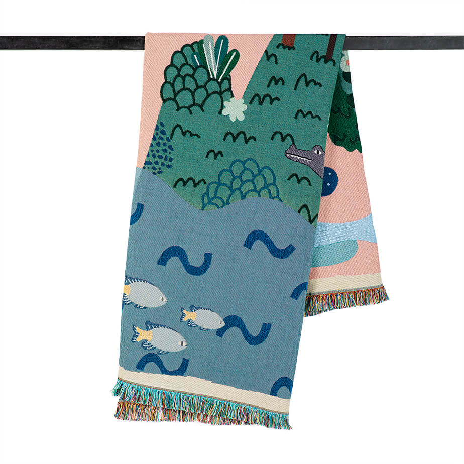 GENESIS - Woven Throw Blanket- Day 5