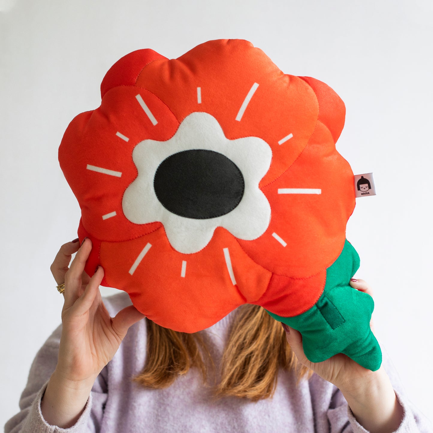 Poppy Flower Cushion