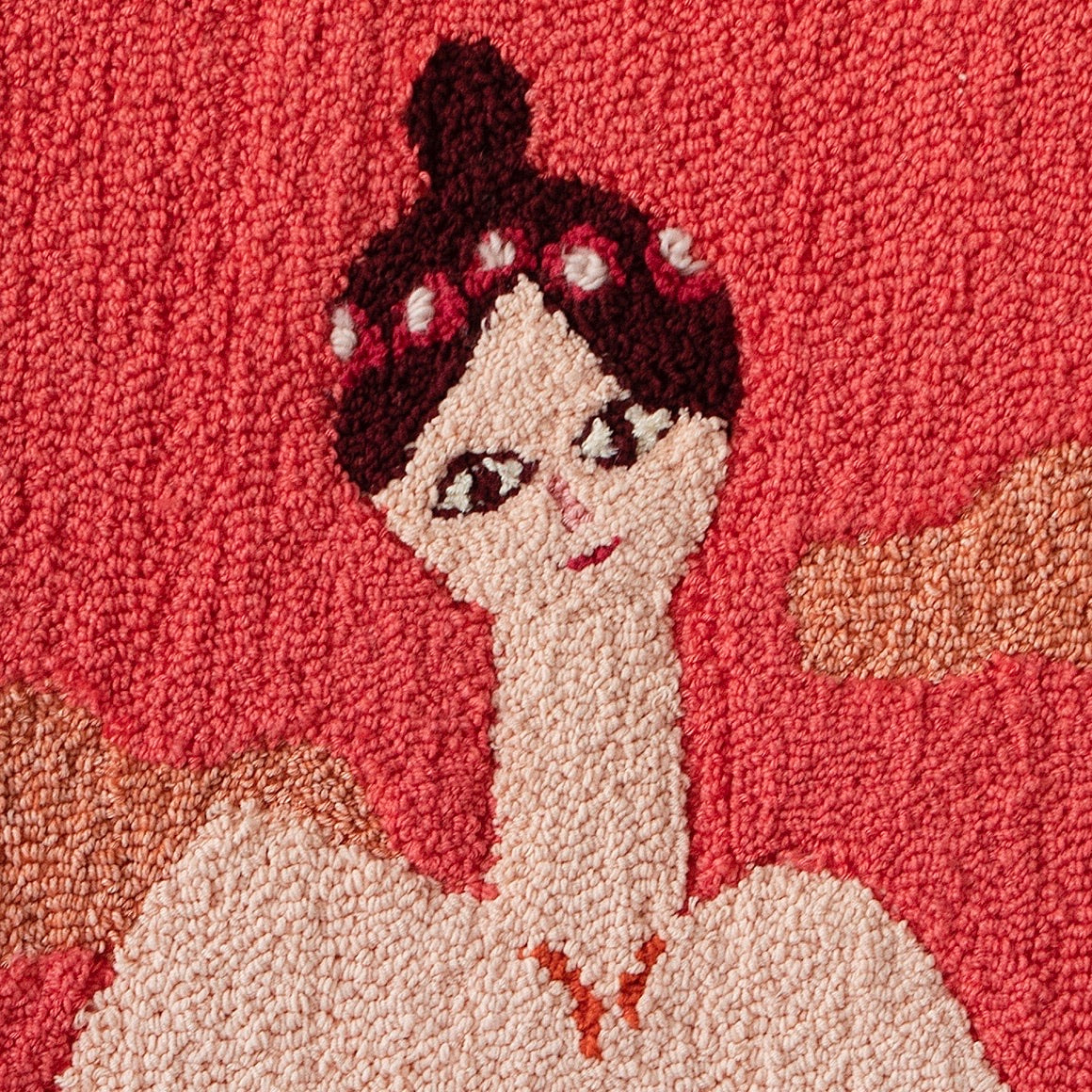 ‘Tender’ one of a kind handmade wall rug