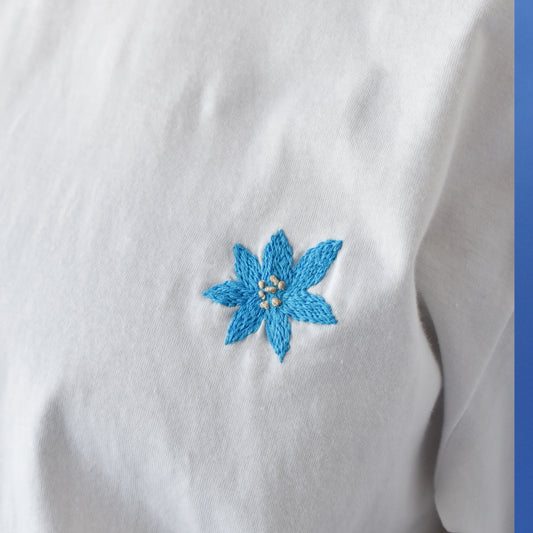 NAMAXOFIR IVGI Embroidered T Shirt - FLOWER