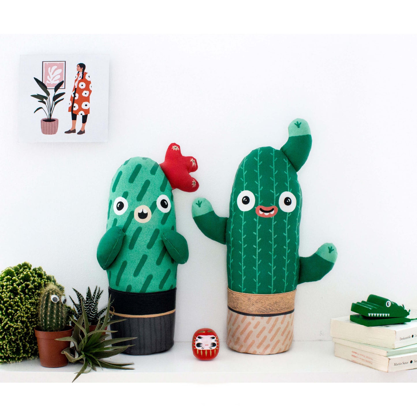 Fred the cacti plush toy, soft plant